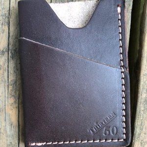 Thirteen50 Mens Minimalist Wallet Full Grain Leather